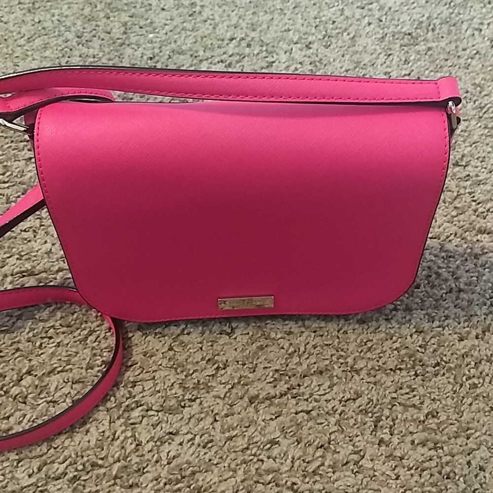 EUC hot pink Kate Spade crossbody bag
